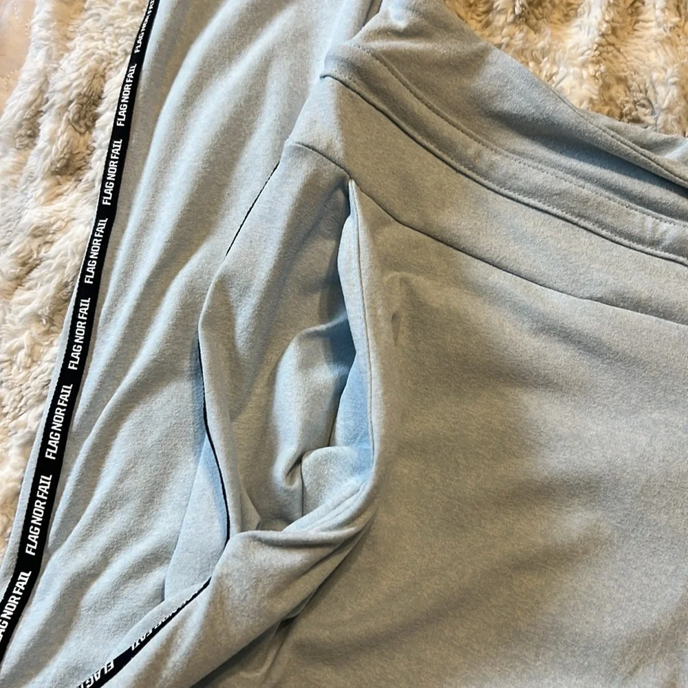 Flag nor fail women’s crop top/ sweat pant set baby blue - Picture 13 of 16